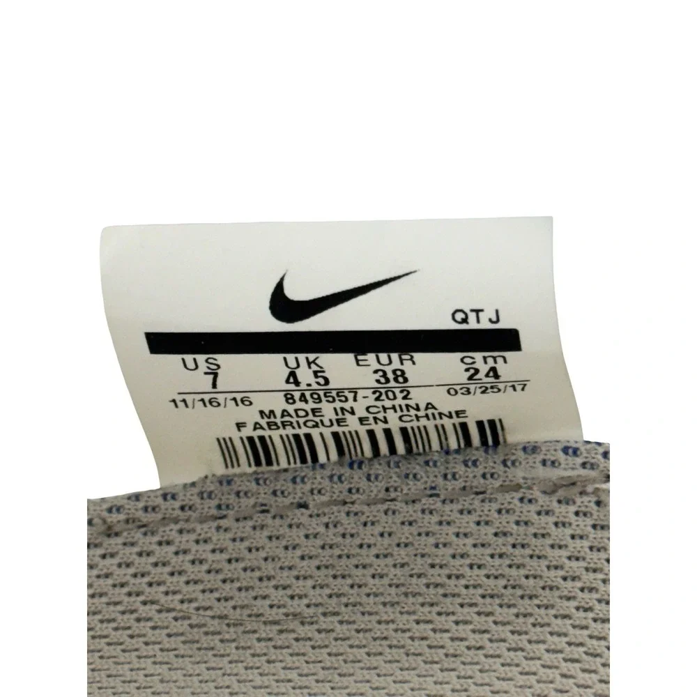 Nike Womens US 7 Shoes Air Vapormax FlyKnit String Chrome Sunset 849557 202 Glow